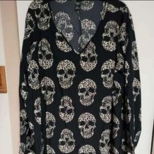 SHEIN leopard skulls dress